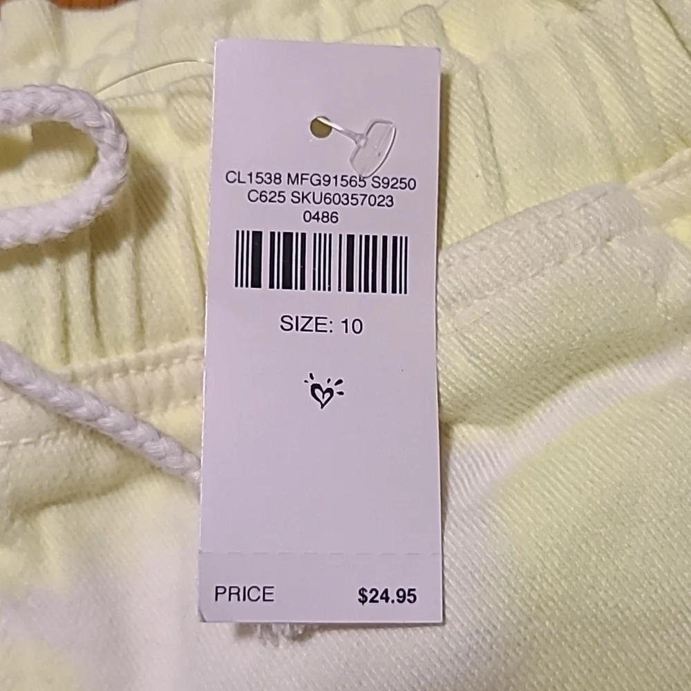 NWT Justice Denim Shorts- Girls 10